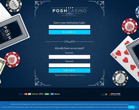 posh casino agent code
